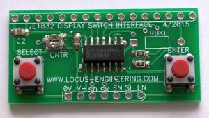 E1832 Display Switch Interface E1832 Display Switch Interface